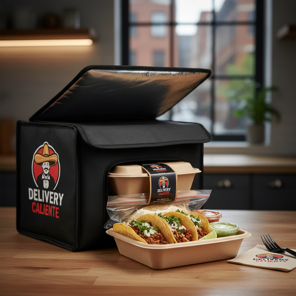 MEXICANO delivery driver with order