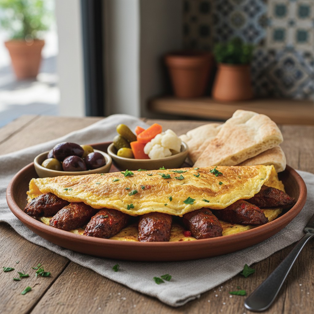 Merguez Omelette